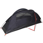 Kuppeltelt For Camping 1 Person Hvit Blendingsstoff Vanntett