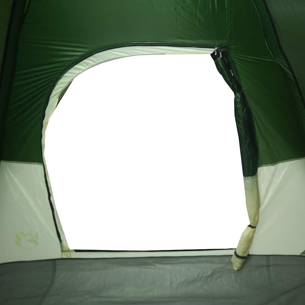 Kuppeltelt For Camping 9 Personer Grønn Vanntett