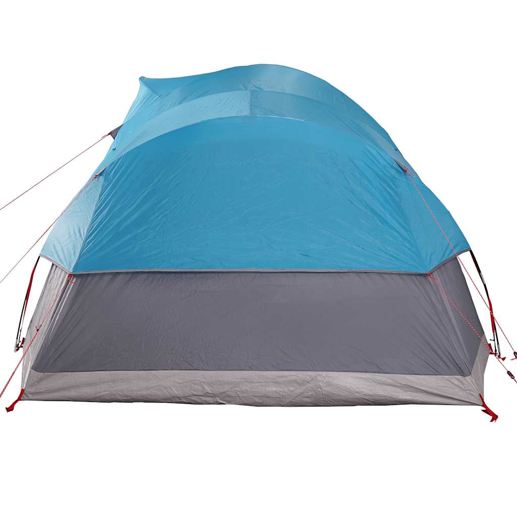Kuppeltelt For Camping 11 Personer Blå Vanntett