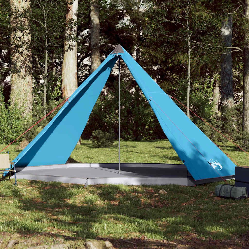 Familietelt Tipi For 8 Personer Blå Vanntett