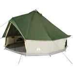 Tipi-Telt For Camping 8 Personer Grønn Vanntett