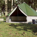 Tipi-Telt For Camping 8 Personer Grønn Vanntett