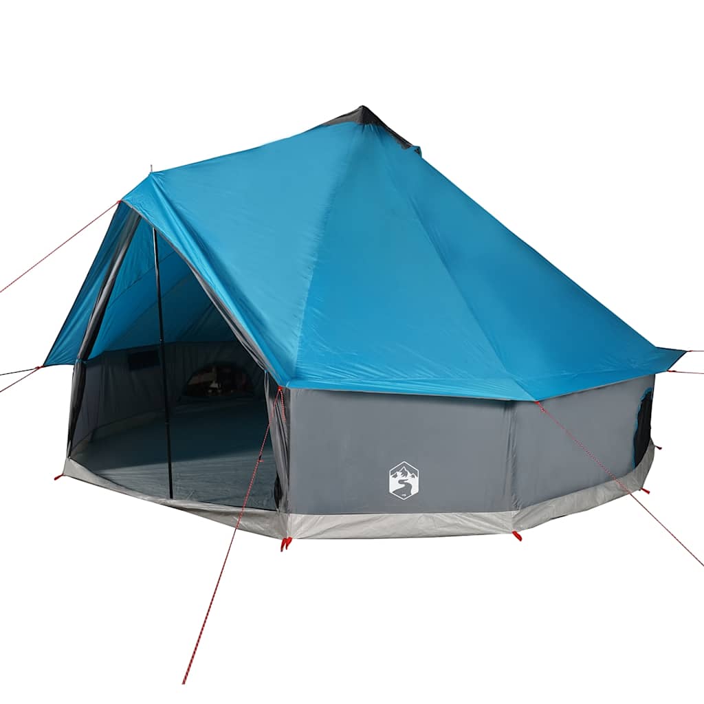 Familietelt Tipi For 8 Personer Blå Vanntett