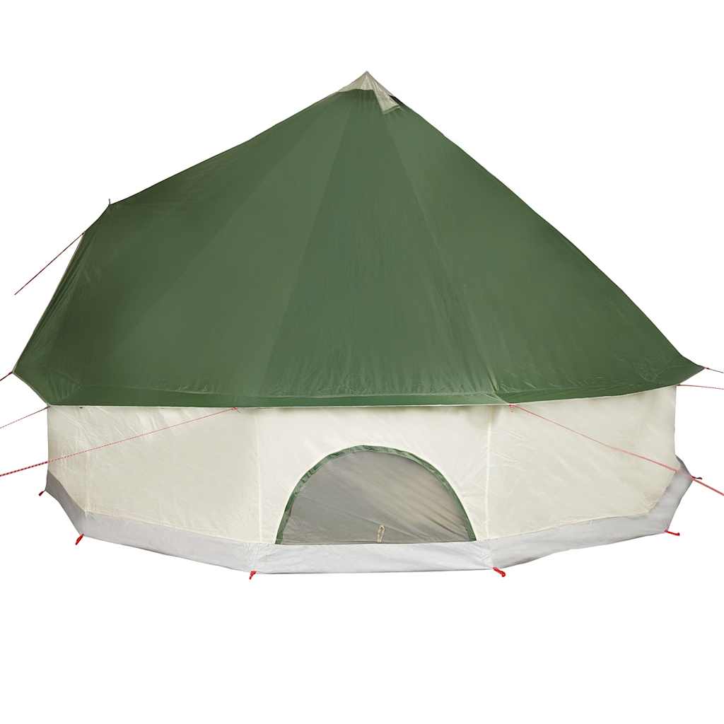 Familietelt Tipi For 10 Personer Grønn Vanntett