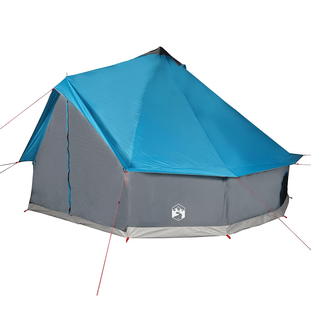 Familietelt Tipi For 10 Personer Blå Vanntett
