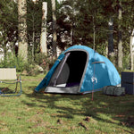 Tunneltelt For Camping 2 Personer Blå Vanntett