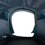 Tunneltelt For Camping 2 Personer Blå Vanntett