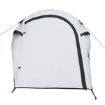 Tunneltelt For Camping 2 Personer Hvit Blendingsstoff Vanntett