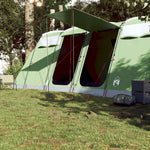 Tunneltelt For Camping 8 Personer Grønn Vanntett