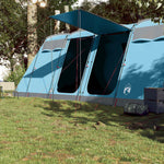 Tunneltelt For Camping 8 Personer Blå Vanntett