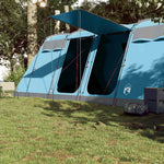 Tunneltelt For Camping 10 Personer Blå Vanntett
