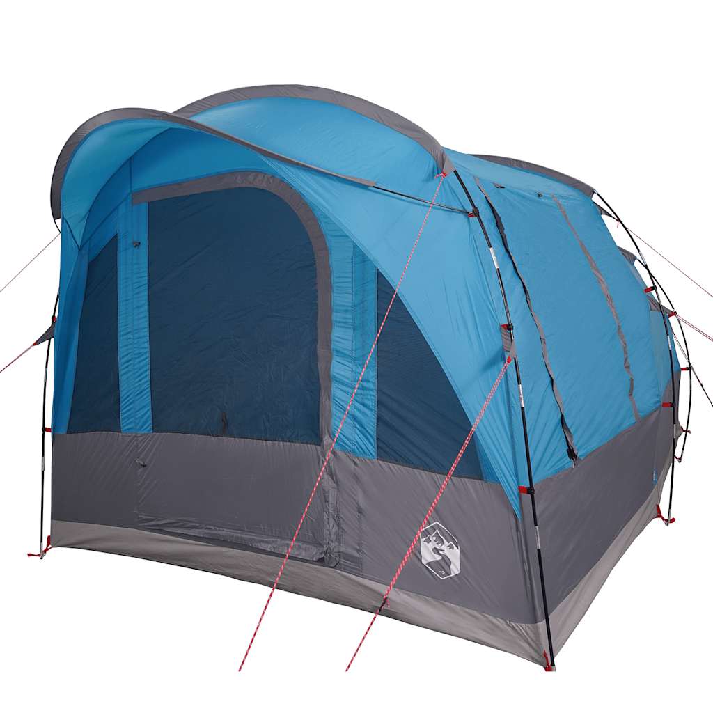 Tunneltelt For Camping 3 Personer Blå Vanntett