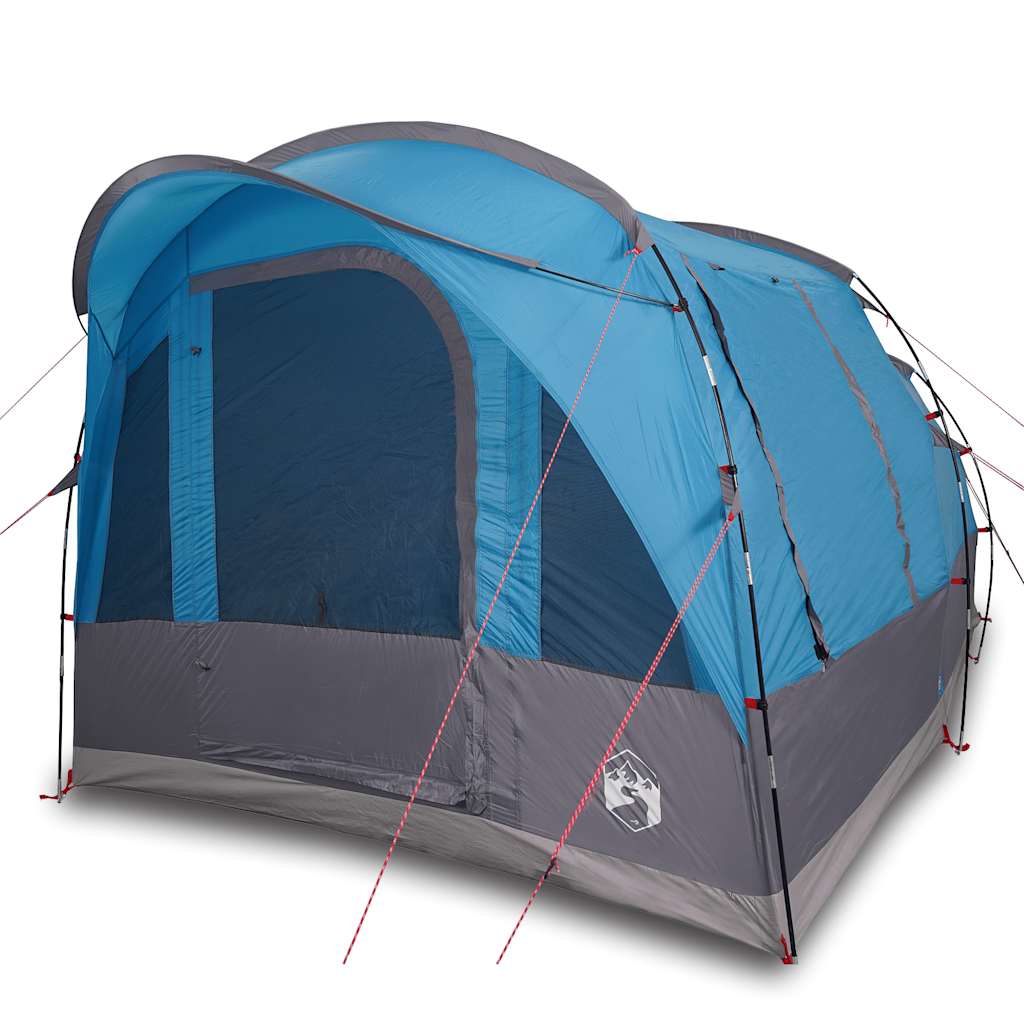 Tunneltelt For Camping 3 Personer Blå Vanntett