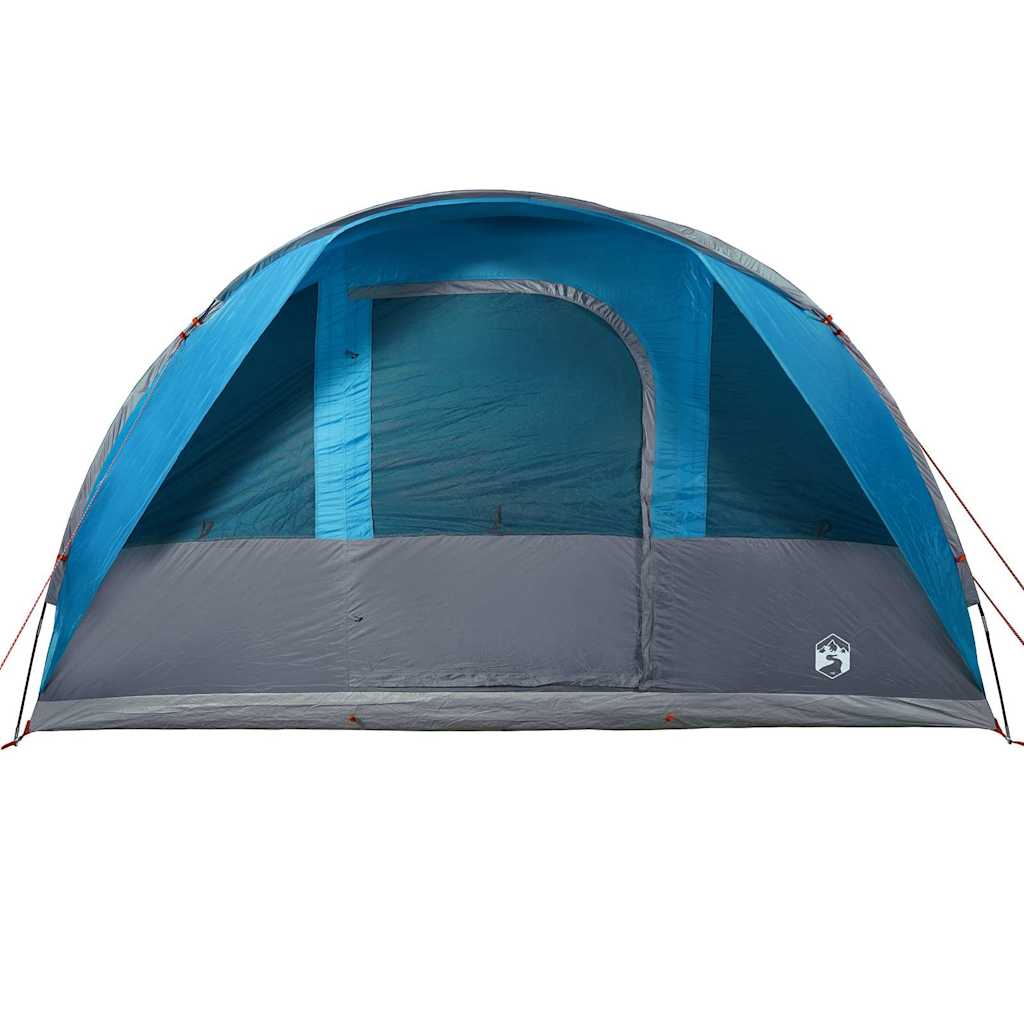 Tunneltelt For Camping 7 Personer Blå Vanntett
