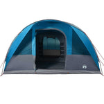 Tunneltelt For Camping 7 Personer Blå Vanntett