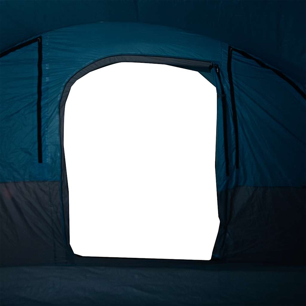 Tunneltelt For Camping 7 Personer Blå Vanntett