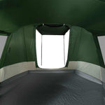 Tunneltelt For Camping 4 Personer Grønn Vanntett