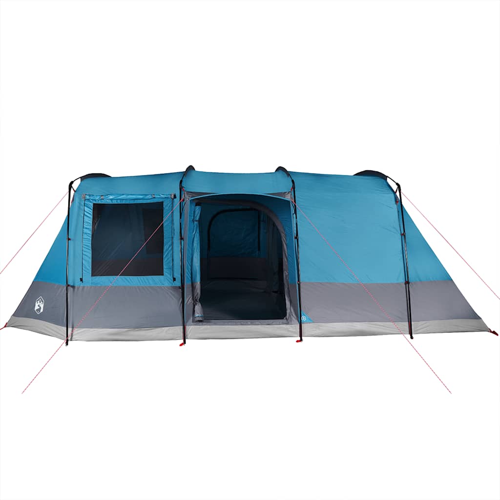 Tunneltelt For Camping 4 Personer Blå Vanntett