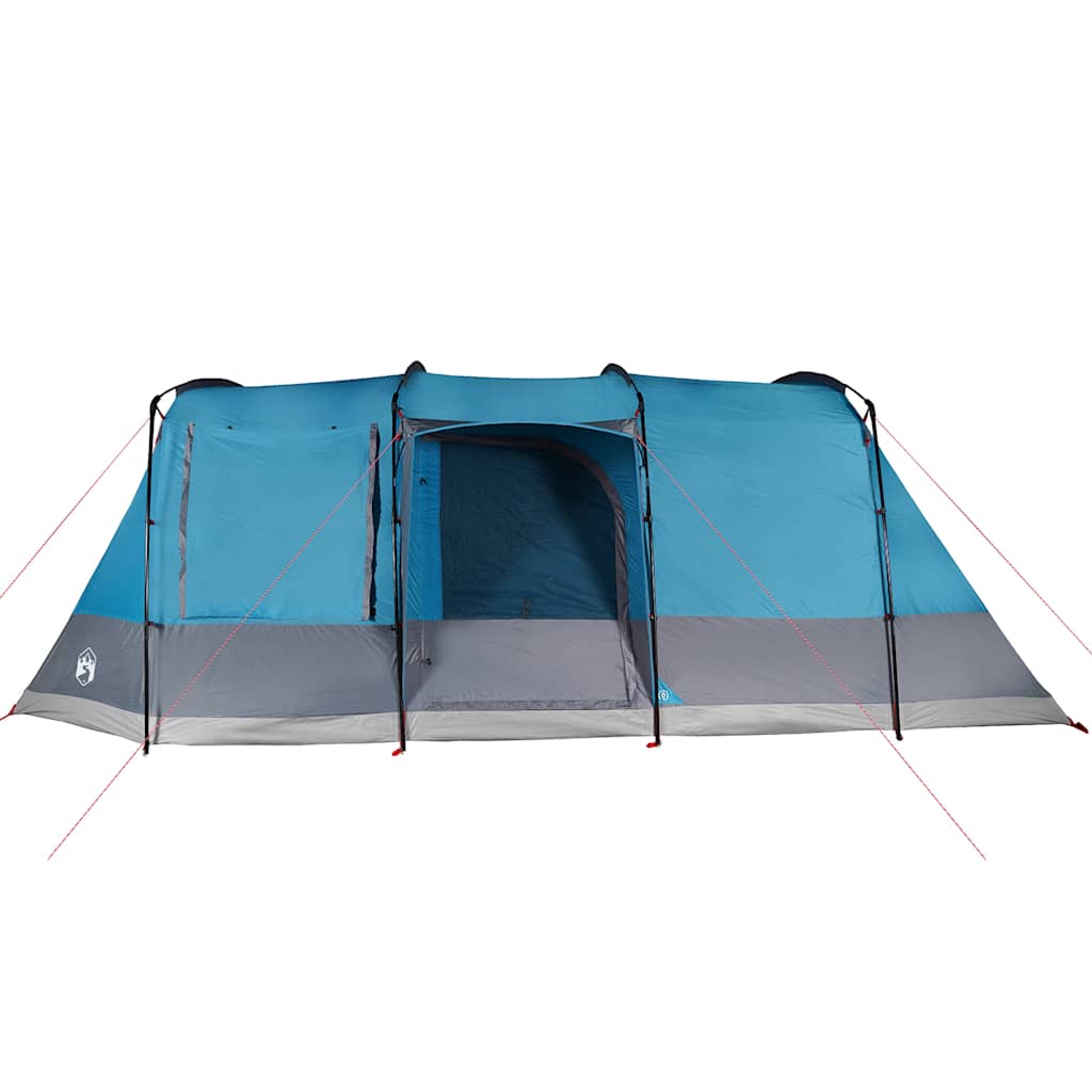 Tunneltelt For Camping 4 Personer Blå Vanntett
