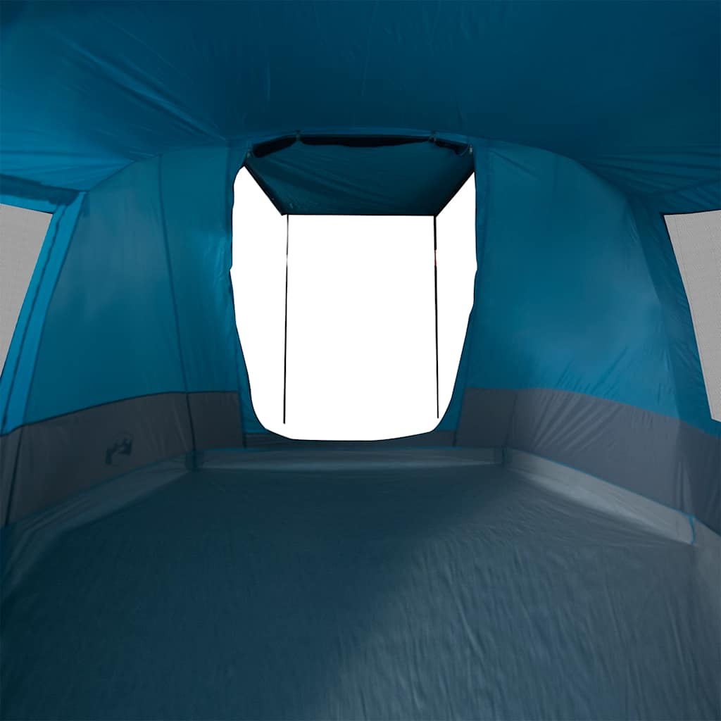 Tunneltelt For Camping 4 Personer Blå Vanntett