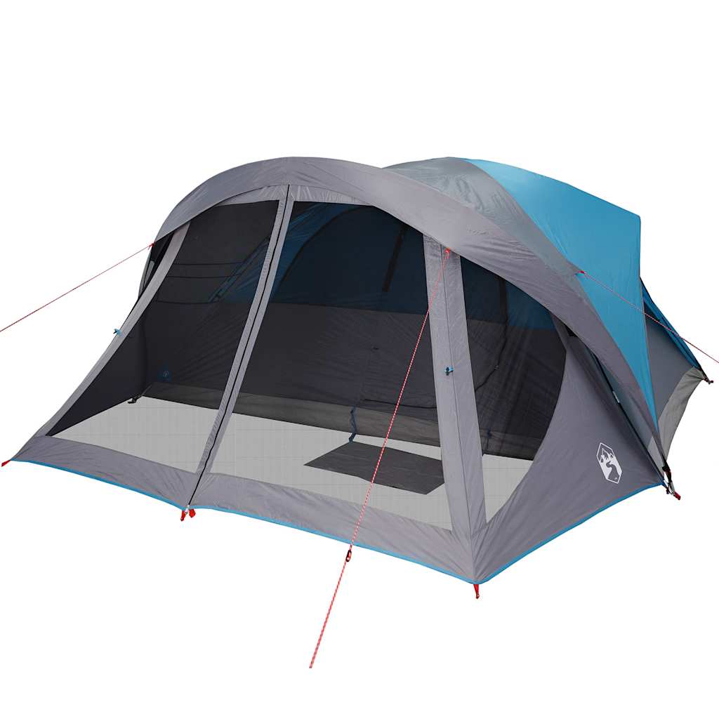 Campingtelt 6 Personer Blå Vanntett