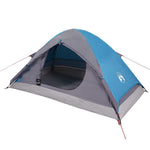 Kuppeltelt For Camping 1 Person Blå Vanntett
