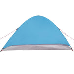 Kuppeltelt For Camping 1 Person Blå Vanntett