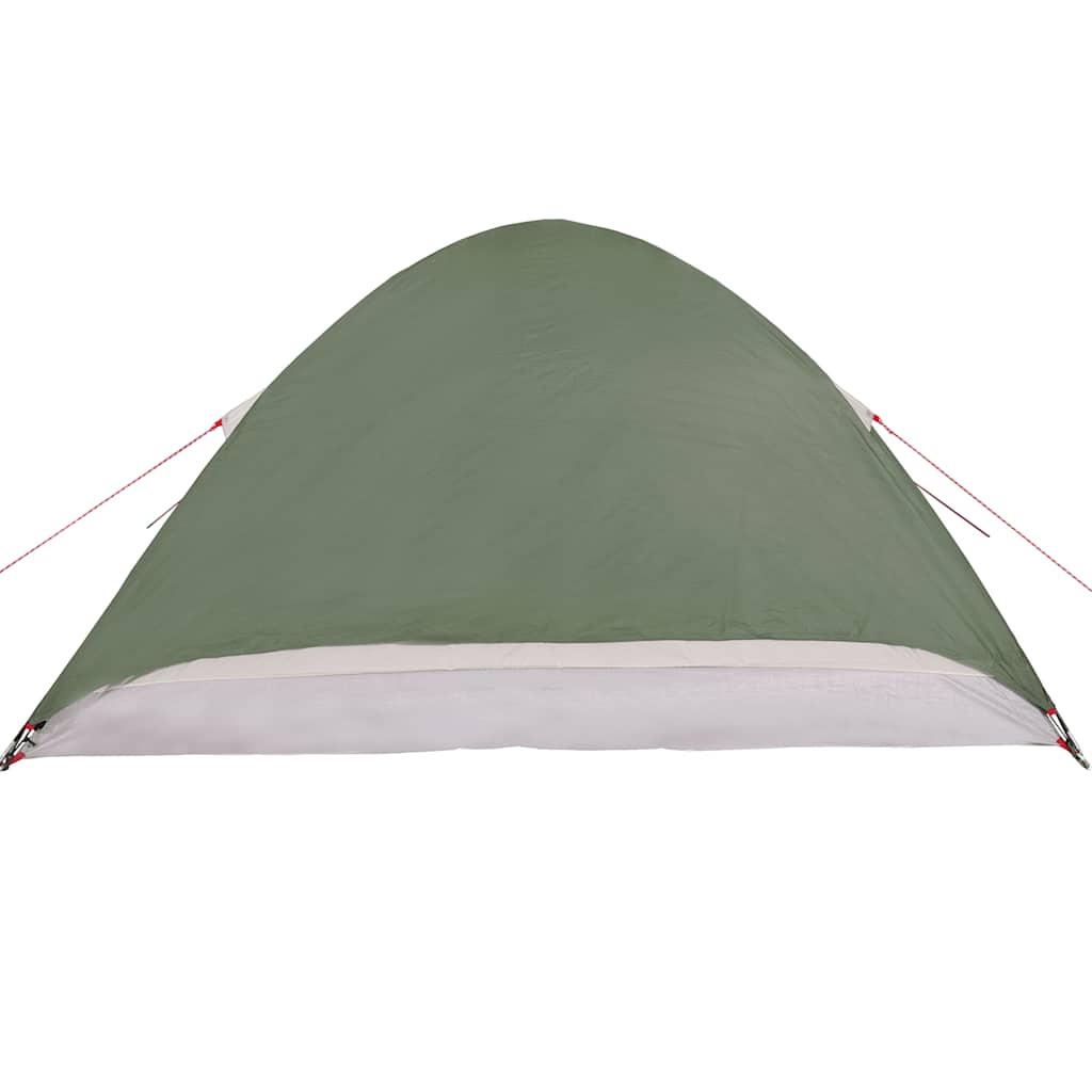 Kuppeltelt For Camping 4 Personer Grønn Vanntett