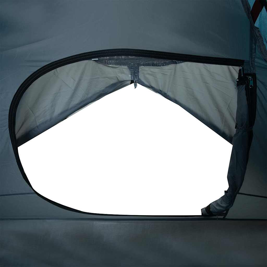 Kuppeltelt For Camping 4 Personer Blå Vanntett
