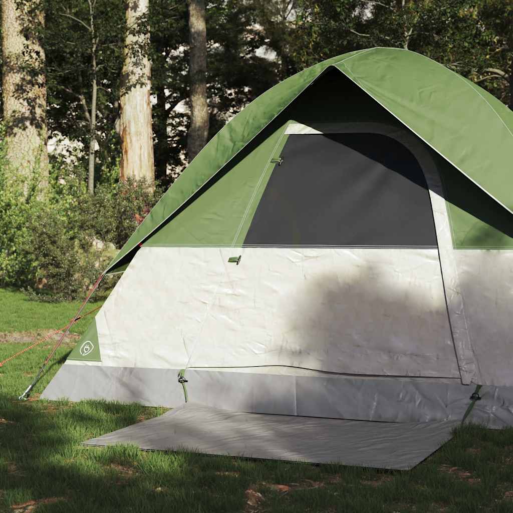 Kuppeltelt For Camping 2 Personer Grønn Vanntett