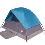 Kuppeltelt For Camping 1 Person Blå Vanntett