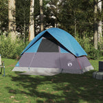 Kuppeltelt For Camping 1 Person Blå Vanntett