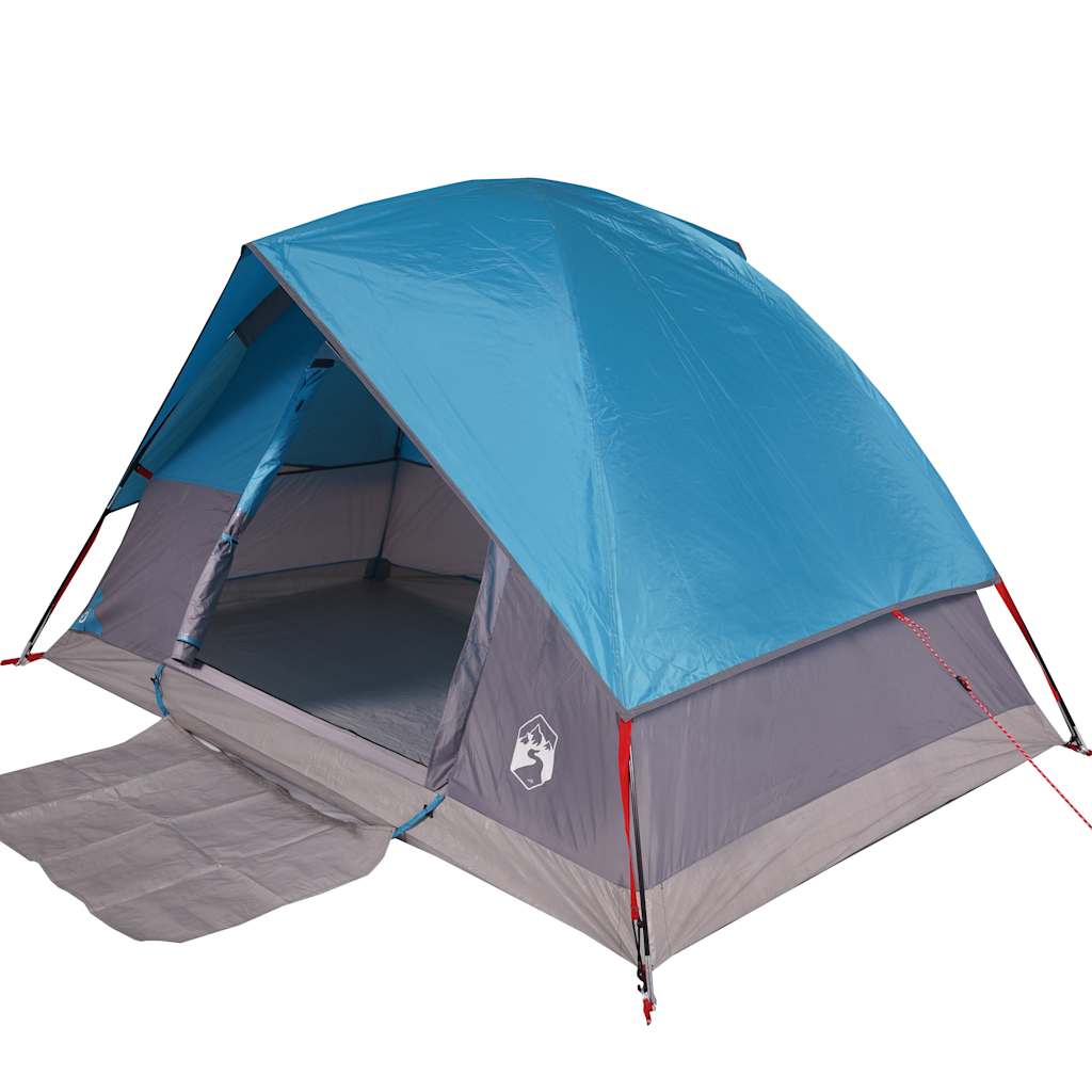 Kuppeltelt For Camping 1 Person Blå Vanntett