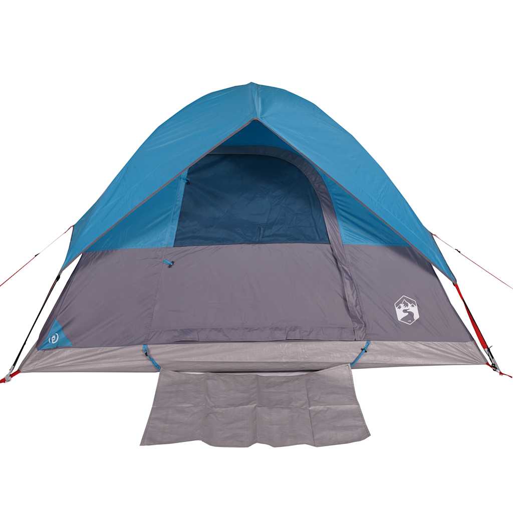 Kuppeltelt For Camping 1 Person Blå Vanntett