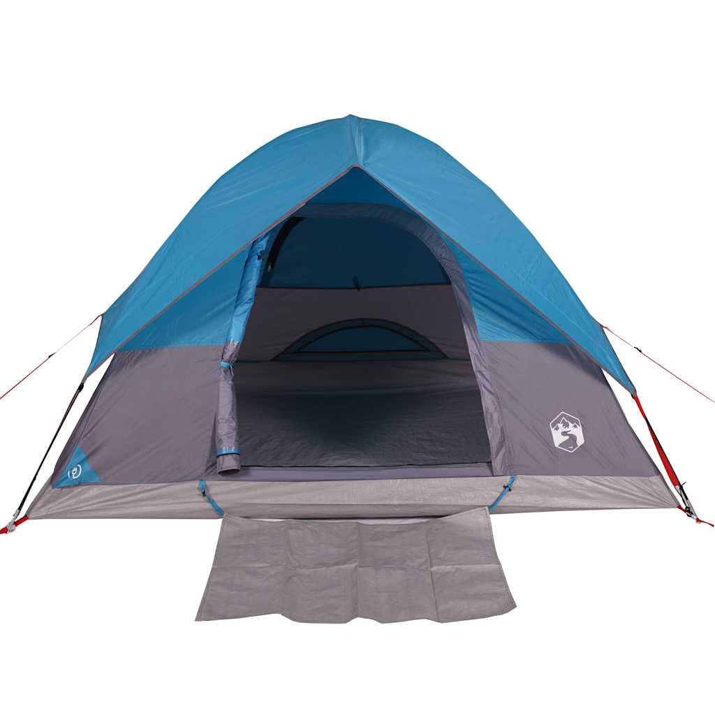 Kuppeltelt For Camping 1 Person Blå Vanntett
