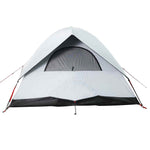Kuppeltelt For Camping 2 Personer Hvit Blendingsstoff Vanntett