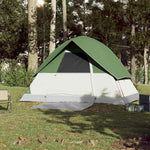 Kuppeltelt For Camping 3 Personer Grønn Vanntett