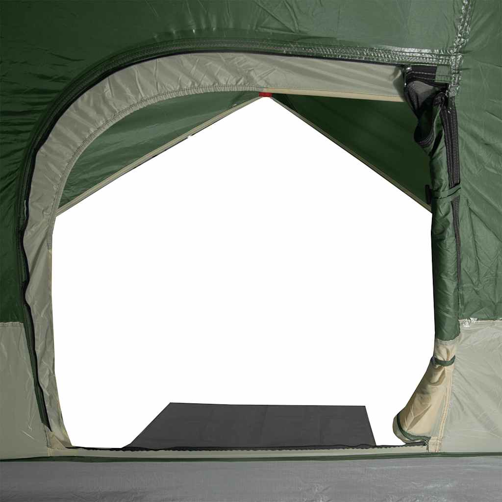Kuppeltelt For Camping 3 Personer Grønn Vanntett