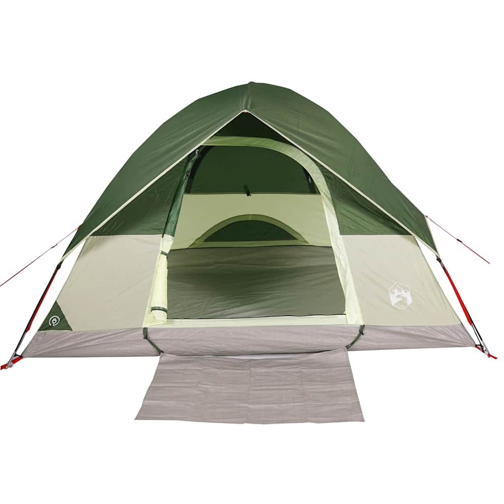 Kuppeltelt For Camping 4 Personer Grønn Vanntett