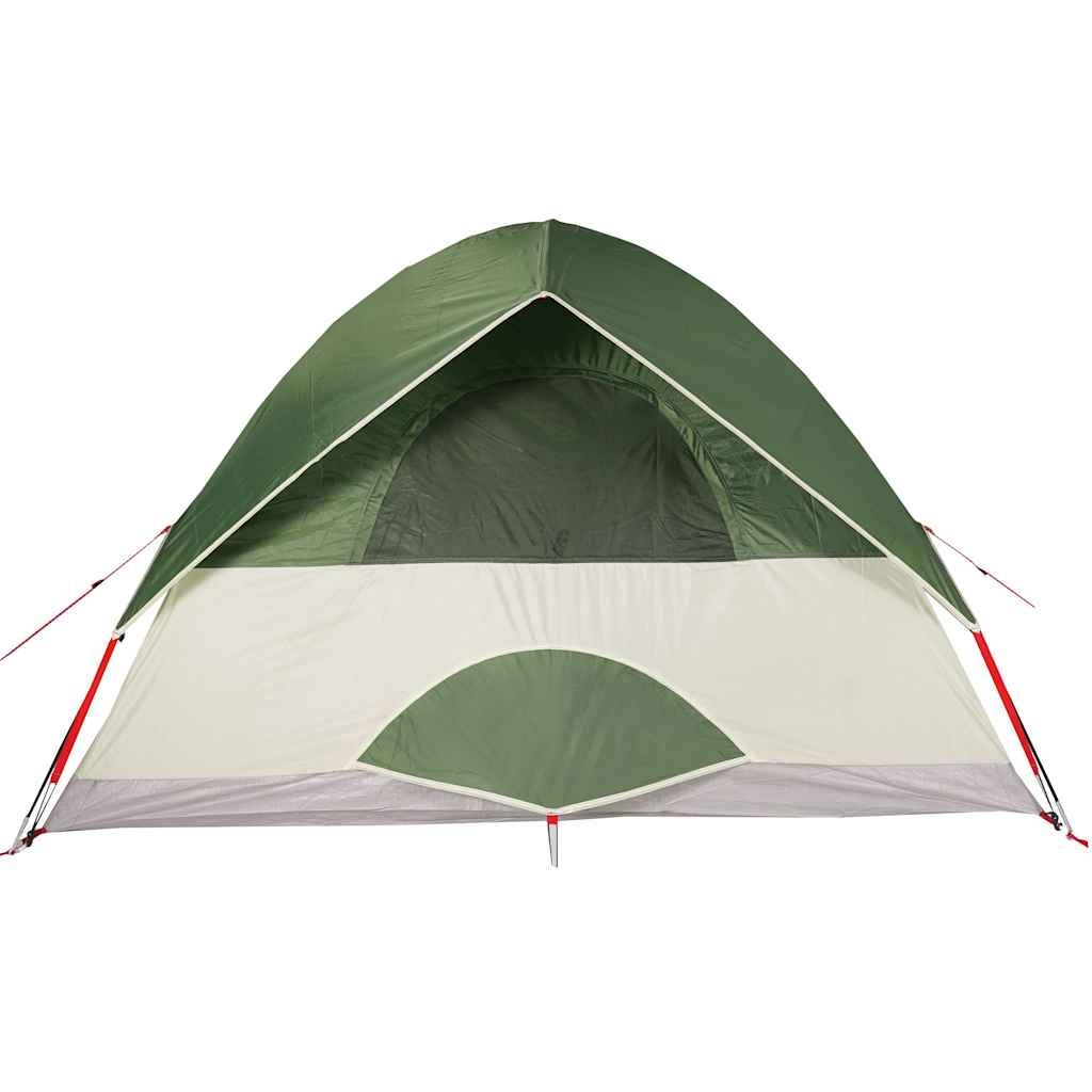 Kuppeltelt For Camping 4 Personer Grønn Vanntett