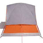 Kuppeltelt For Camping 4 Personer Oransje Vanntett