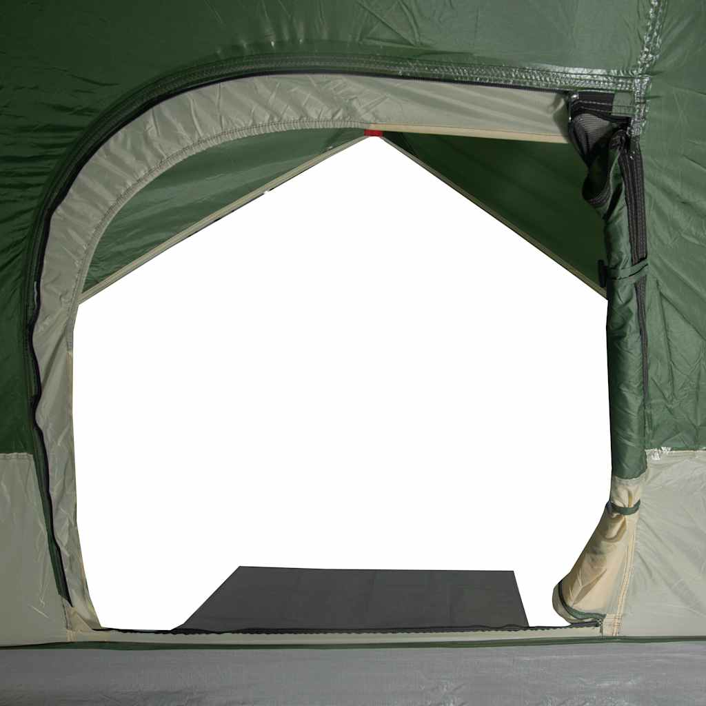 Kuppeltelt For Camping 6 Personer Grønn Vanntett