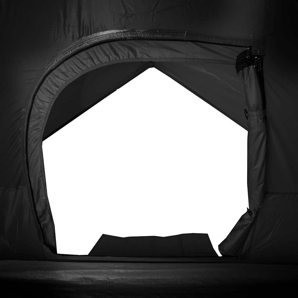 Kuppeltelt For Camping 6 Personer Hvit Blendingsstoff Vanntett