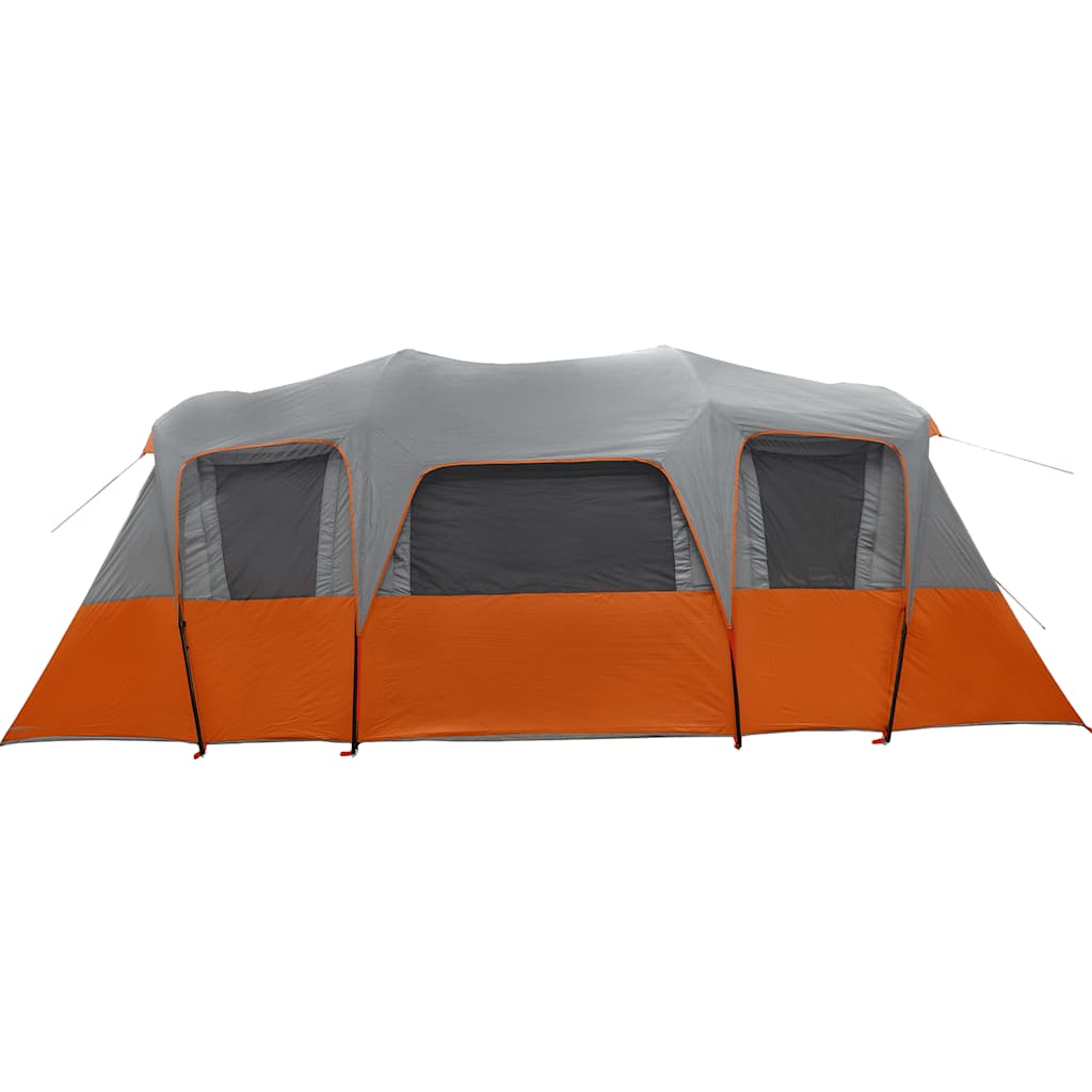 Tunneltelt For Camping 16 Personer Grønn Vanntett