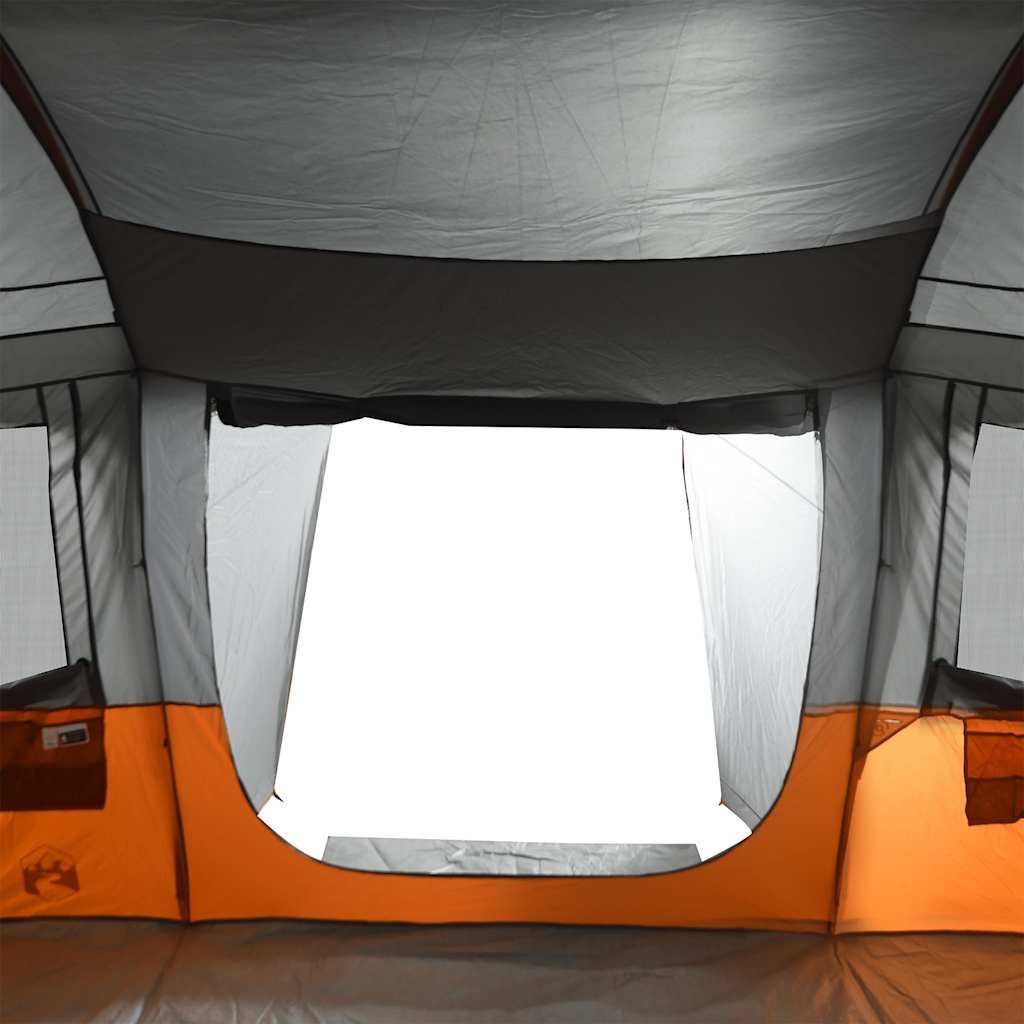 Tunneltelt For Camping 16 Personer Grønn Vanntett