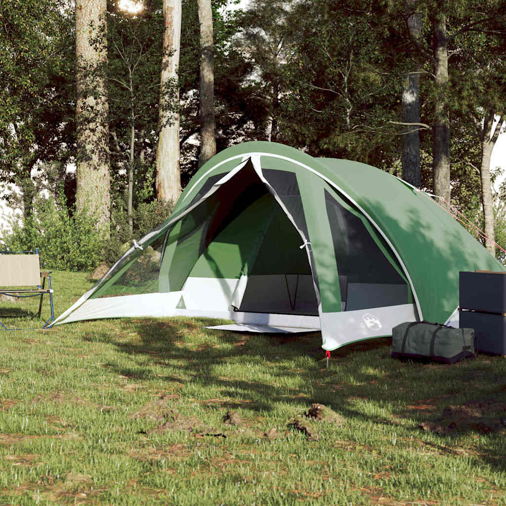 Campingtelt 4 Personer Grønn Vanntett