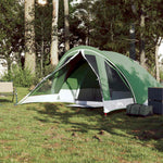 Campingtelt 4 Personer Grønn Vanntett