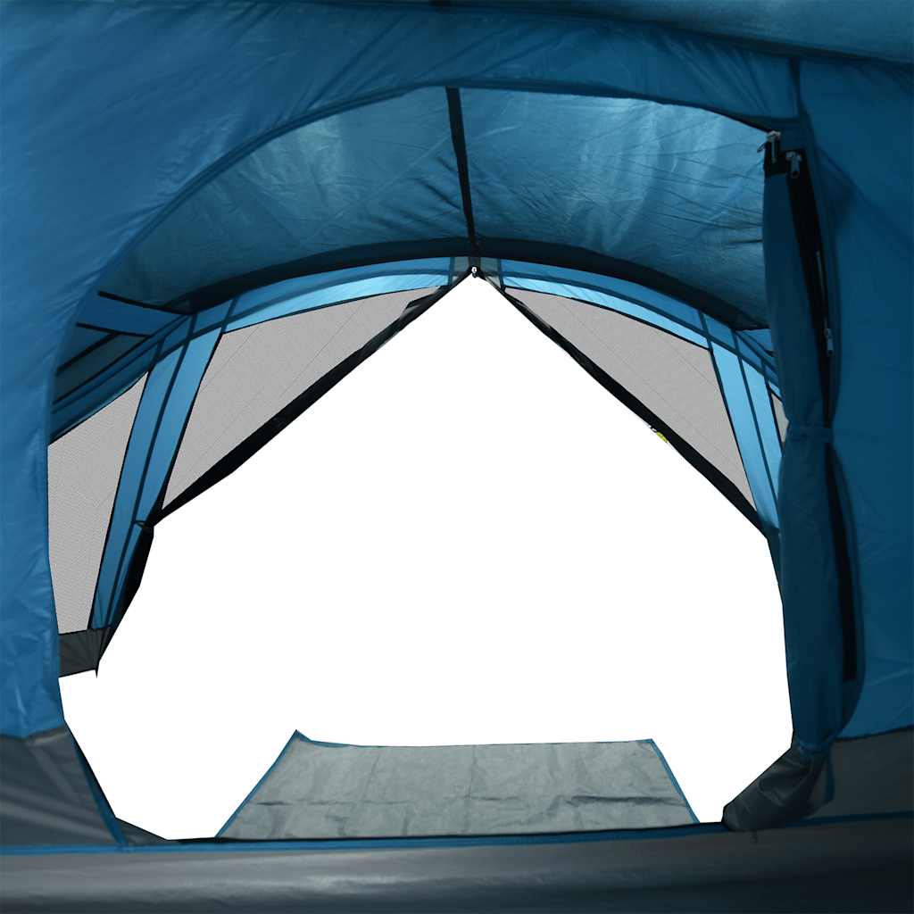 Campingtelt 4 Personer Blå Vanntett