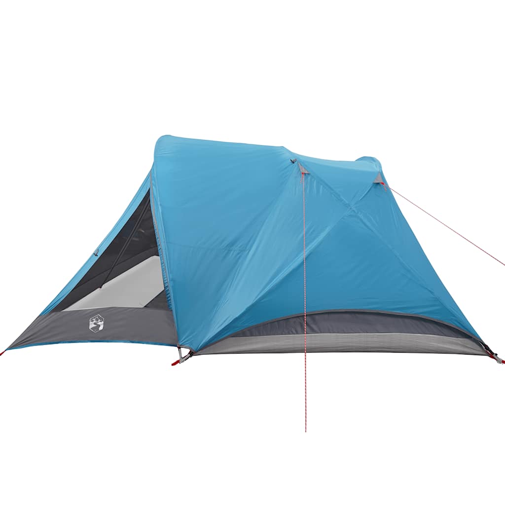 Campingtelt 4 Personer Blå Vanntett