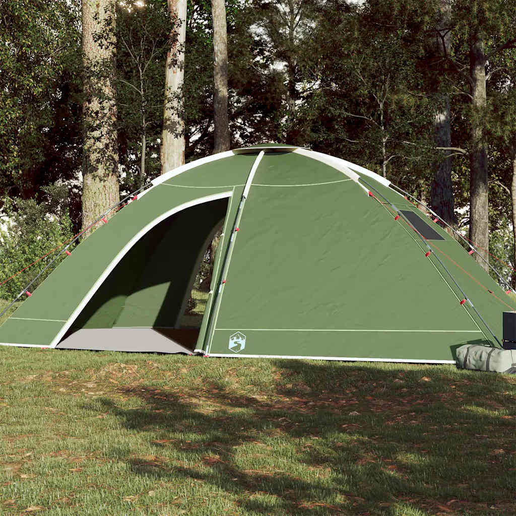 Campingtelt 8 Personer Grønn Vanntett